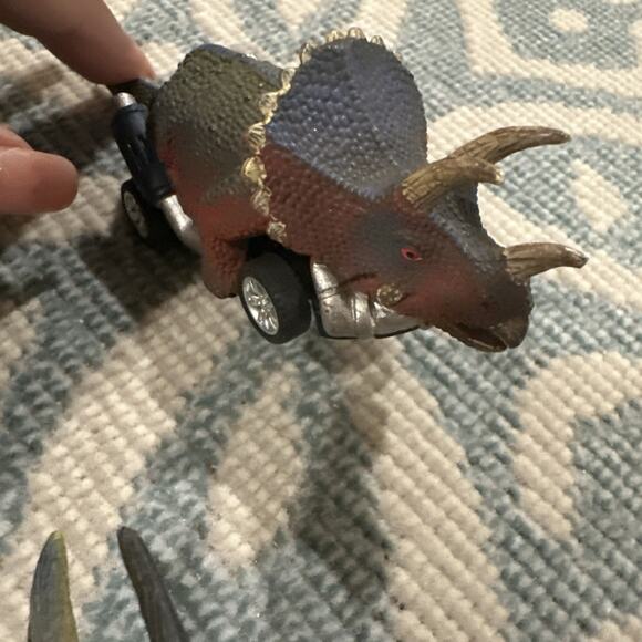 Dinosaur Vehicles Mini Toys Car Dinosaur Model Action Figures Pull Back And Go - Picture 9 of 11